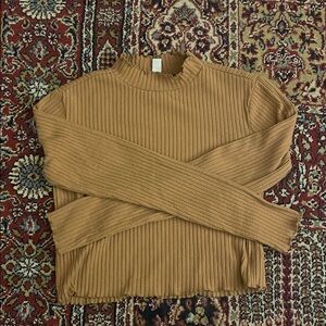 BP Ribbed Tan/Brown Sweater